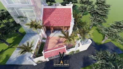 Nhà thờ họ 3 gian 2 mái có hậu cung tại phường Lào Cai
