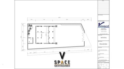 Thiết kế nhà thờ họ 3 gian bê tông giả gỗ tại xã Bắc Yên, Sơn La
