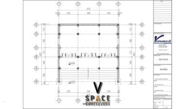 Bản vẽ nhà thờ họ 75m2 tại phường Quy Nhơn, Gia Lai