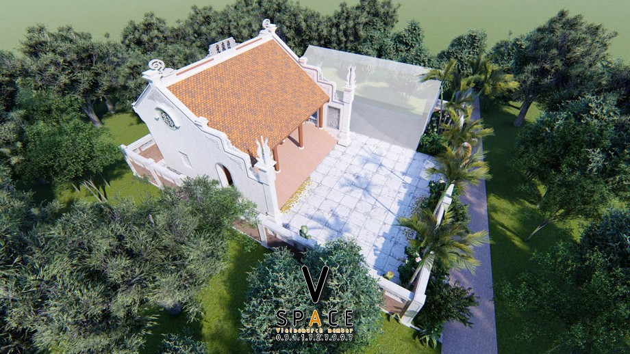 Bản vẽ nhà thờ họ 75m2 tại phường Quy Nhơn, Gia Lai
