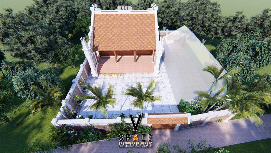 Bản vẽ nhà thờ họ 75m2 tại phường Quy Nhơn, Gia Lai