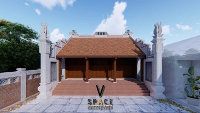 Bản vẽ nhà thờ họ 75m2 tại phường Quy Nhơn, Gia Lai