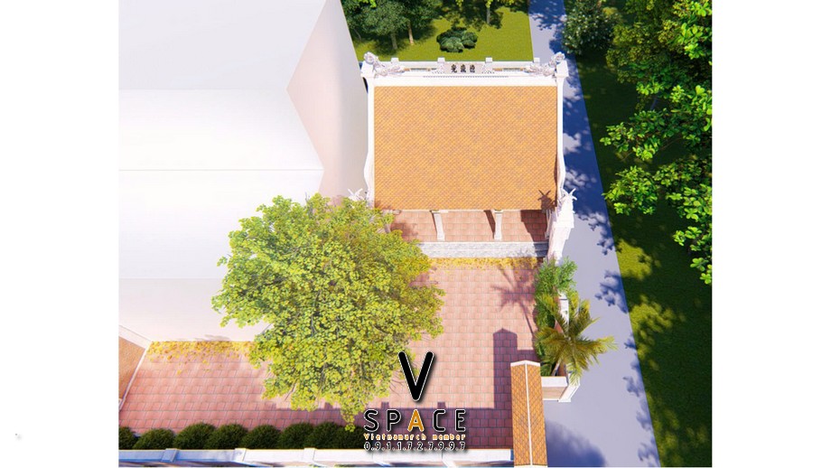 Kiến trúc nhà thờ họ 80m2 tại Phường Xuân Hương - Đà Lạt, Lâm Đồng