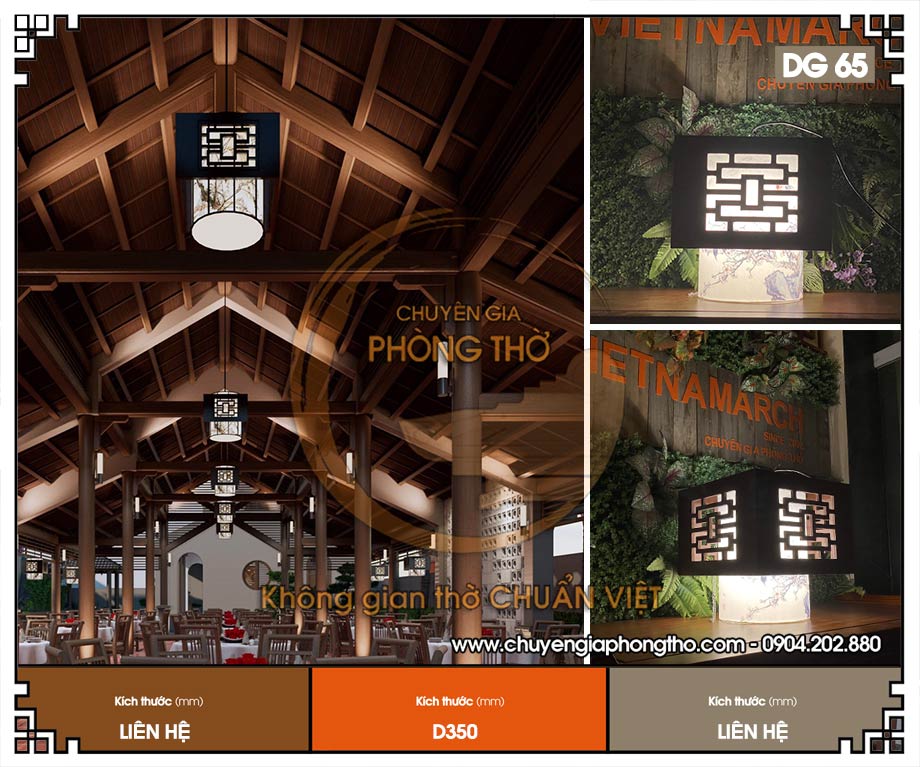 Mẫu đèn trang trí nhà gỗ DG65 Mẫu đèn trang trí nhà gỗ DG65