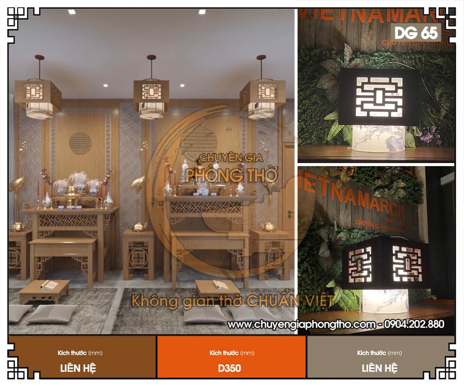 Mẫu đèn trang trí nhà gỗ DG65 Mẫu đèn trang trí nhà gỗ DG65