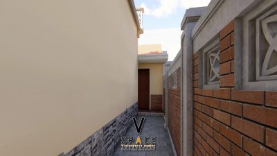 Phối cảnh nhà thờ họ 3 gian kết hợp nhà ở sang trọng tại Xã Ea Súp, Đắk Lắk