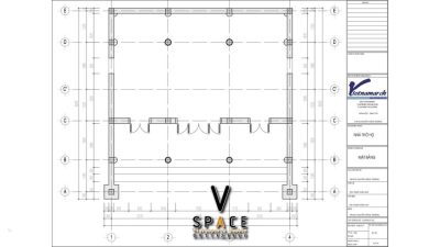 Thiết kế nhà thờ họ 3 gian 2 mái 65m2 tại Phường Biên Hòa, Đồng Nai