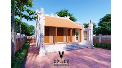 Thiết kế nhà thờ họ 3 gian 2 mái 65m2 tại Phường Biên Hòa, Đồng Nai