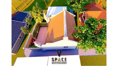 Bản vẽ nhà thờ họ 3 gian 2 mái giả gỗ tại xã Nam Quang, Cao Bằng