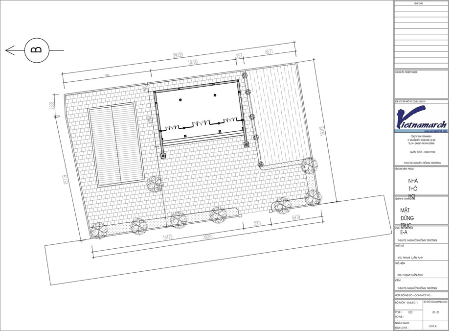 Phối cảnh nhà thờ họ 3 gian 2 mái kết hợp nhà ngang tại Đông Anh, Hà Nội Phối cảnh nhà thờ họ 3 gian 2 mái kết hợp nhà ngang tại Đông Anh, Hà Nội