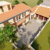 Thiết kế 3D nhà thờ họ 3 gian kết hợp nhà lầu hiện đại tại xã Tân Long Hội, Vĩnh Long