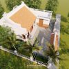 Kiến trúc nhà thờ họ 3 gian 2 mái có nhà phụ trợ tại xã Mường Toong, Điện Biên