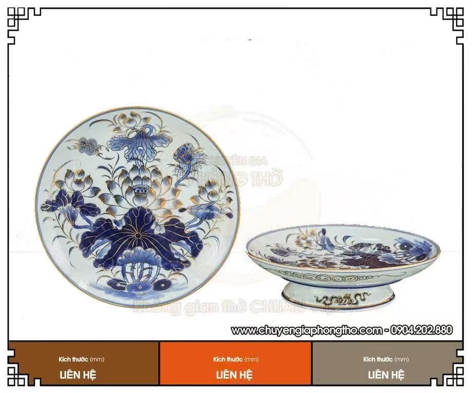 Bộ đồ thờ men lam vẽ vàng cao cấp bo-do-tho-men-lam-ve-vang-cao-cap-3