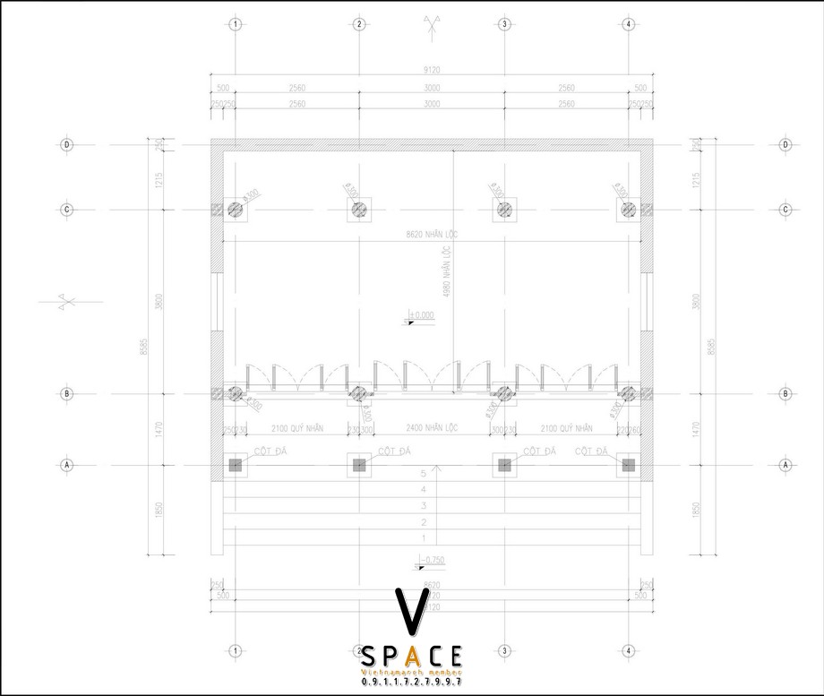 Phối cảnh kiến trúc nhà thờ họ 3 gian 2 mái uy nghiêm tại xã Đồng Tiến, Hà Tĩnh Phối cảnh kiến trúc nhà thờ họ 3 gian 2 mái uy nghiêm tại xã Đồng Tiến, Hà Tĩnh