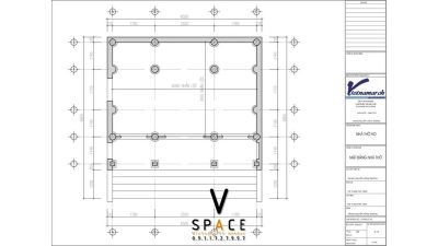 Phối cảnh nhà thờ họ 3 gian 2 mái bê tông giả gỗ tại phường Phường Thanh Khê, TP Đà Nẵng