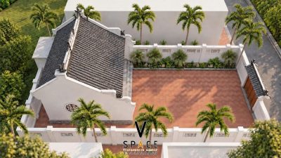 Khuôn viên nhà thờ họ 3 gian 2 mái có tường bao tại Phường Mỹ Phong, Đồng Tháp
